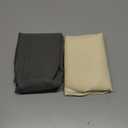 MCleanPin Washable Laundry Bags with Handles,140L Dirty Clothes Storage for College Dorm or Travel, Laundry Liner Fit Most Laundry Hamper or Basket,2 Pack (Beige & Grey)