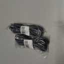 2 x 6ft 3 Prong AC Laptop Power Cord for Computers, TV, Monitors, Compatible with Samsung, LG, Dell, HP, Acer, Asus, NEMA 5-15P to C5 Power Cable