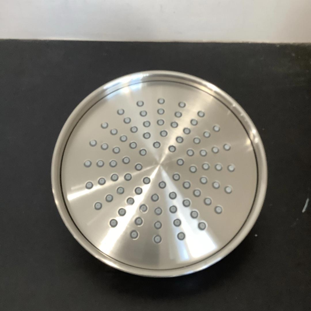 Symmons Rain Shower Showerhead. Stainless Steel. SH-03839-STNN-2.0-1. D2