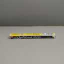 Extra Large Chalkboard Peel and Stick Paper 9 Feet roll (108 inches) + (5) Color Chalk Included - by Simple Shapes