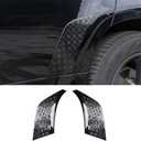Rear Wheel Arch ABS Black Body Anti-Scratch Protection Cover Trim Kit Compatible with 2020-2025 Land Rover Defender 110 130 Decoration Armor Sticker Trim Exterior Accessories