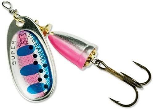 2 PACK Blue Fox Classic Vibrax 06 Painted 5/8 (Rainbow Trout, Size- 3.75) 