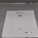 Vitafit Digital Bathroom Weight Scale for Body Weight, High Accuracy Assured by Weighing Professional Since 2001,Extra Large Blue Backlit LCD and Step-On, 400lb/182kg, Clear Glass