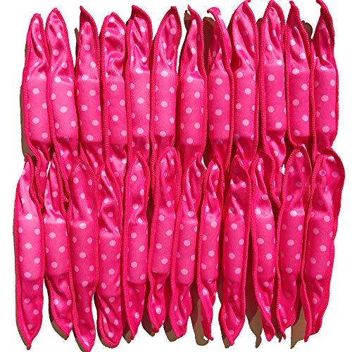 25 Soft Heatless Hair Curlers - Large Overnight Pillow Sponge Rollers for Curly Hairstyle