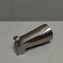 Enhon Slip on Tub Spout with Diverter, Compatible with American Standard 8888026.002 Tub Spout, Bathroom Bathtub Faucet, Fits 1/2 Copper Water Tube(5/8 Dia), 5/32 Hex Wrench(Brushed Nickel,1)