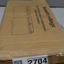 Rectangle Lamp Shades Set of 2, 16"L x 8"W x 10"H Large Beige Lampshades for Table Lamps Floor Lamps, Natural Linen Lamp Shade Replacement, Spider, Harp Holders Included, Easy Assembly Required