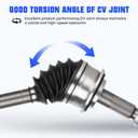 Front Left&Right CV Axle Shaft Kit for Nissan Altima 2.5L 2007-2013, for Rogue 2.5L 2008-2013, Automatic CVT Trans only, Replace for 66-6262 66-6264, 2 pack FWD Only