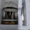 WOODBRIDGE 59"Freestanding White Acylic Soaking Bathtub with Brushed Nickel Drain and Overflow,BTA1518 -B/N-Drain &O