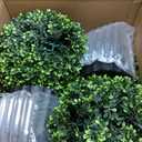 2 Sets Easter Bunny Topiary Tree Artificial Rabbit Topiary Outdoor Decorations 23.6 in Artificial Bunny-Shaped Tree Faux Boxwood Plant with String Lights for Garden Home Indoor Porch Decor