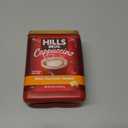 Hills Bros. Cappuccino Mix Rich, Frothy Coffeehouse-Tasting Instant Drink Mix Quick and Easy Preparation Perfect for Hot & Iced Drinks & Creaming Coffee White Chocolate Caramel, 1 Pack of 16oz (EXP 01/28/27)