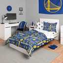 FOCO Unisex-Adult NBA Team Logo Bed in a Bag Comforter, Sheets, Pillow Cases Bedding 5-Piece Set (Full)