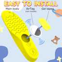 Insoles for Airtag Hidden Holder, Tracker Devise Case for Kids, Adults and Elderly, Comfortable Inserts for Shoes (Yellow,Foot:8.7-9.4IN/Insole 9.2-9.8IN/M's 5-M's6/W's 6.5W's 7.5)