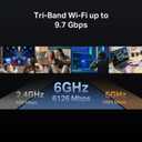 TP-Link Tri-Band BE9700 WiFi 7 Router Archer BE550 Pro 1  10G + 4  2.5G, USB 3.0 6 Internal Antennas VPN Clients & Server 6GHz Band, Easy-Mesh, HomeShield, MLO, Private IOT