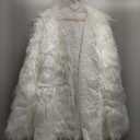 QUENTY PIELIES Faux Fur Coat Women’s Jacket Shaggy Outwear Long Sleeve Warm Winter, XL