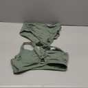 Blooming Jelly Women's High Waisted Bikini Sets Matel Tummy Control Swimsuits V Neck Twist Front Bathing Suit, M