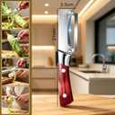 2 Pack Multi Functional Vegetable Peeler, Ultra-Sharp Stainless Steel Peelers with Wooden Handled, 2026 New kitchen peeler, for Fruit apples, Potato, Pineapple, Pumpkin, Carrot, Veggie Peeler