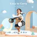 Gamfeiny Colorful Lighting Baby Balance Bike Toys for 1 Year Old Boy Girl Gifts, 10-36 Month Toddler Balance Bike, No Pedal 4 Silence Wheels & Soft Seat First Riding on Toys, 1st Birthday Gifts
