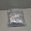 Klmnop Clear Round Fitted Vinyl Tablecloth, Fits 48 Inch Round Table, Elastic Edged Plastic Tablecloth, Waterproof Oil-Proof Table Cover(Clear)