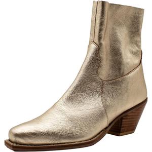 VOLATILE Women's Lariat Mid Calf Boot (9, Gold)
