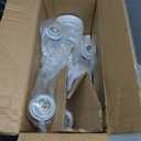 pasentel 34" Farmhouse Large Vanity Light, 4-Light Bathroom Lighting Fixtures Over Mirror, White Modern Rustic Industrial Indoor Wall Sconce Lighting for Bathroom, Cabinet, Mirror