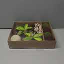 38Pcs Velvet Christmas Ornaments Set, Brown Green Beige Flocked Christmas Ornaments for Xmas Tree Decorations Shatterproof Plastic Hanging Balls for Indoor Home Party Holiday Decor Gifts