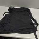 KUTUMAI Elegant Long Formal Wedding Guest Dresses for Women Ruffle Bodycon Cocktail Party Maxi Dress (Large, Black)