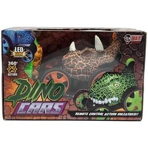 Dakott Rc Stunt Cars for Kids - Dinosaur Toys Remote Control Car 360 Degree Rotation, Monster Racing Car Toys for Kids Toddlers, Birthday Gifts for Boys Girls 3 4 5 Years Old