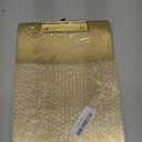 A4 Clipboard Gold Stainless Steel Metal Legal Pad Menu Writing Pad Office Organiser with Hanging Hole by NEWBEER 12.5x8.9inch 19oz