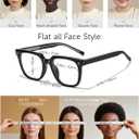 Oversized Square Blue Light Glasses for Woman Men fashion Reduce Eyestrain Protection for TV/Computer/Gaming