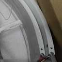 ZMISHIBO Low Profile Ceiling Fans with Lights and Remote, 20 Inch Flush Mount Ceiling Fan with Light, 3000K-6000K Dimmable Fandelier LED Fan Light, 6 Wind Speeds White Ceiling Fans for Bedroom