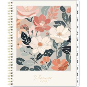 2026 Planner - Planner 2026, 2026 Planner Weekly and Monthly, Jan. 2026 - Dec. 2026, 8.5" x 11" Calendar Planner with 12 Monthly Tabs, Inner Pocket, Daily Organizer