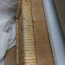 Rattan Display Box for Home Decor with Lid - Rectangular Coastal Bohemian Style Stackable Decorative Storage Box Set - Handmade from Natural Rattan, Cedar & Real Glass