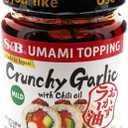 S&B Chili Oil with Crunchy Garlic, 3.88 Fl Ounce (EXP 12/29/26)