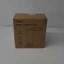 Cesun Small Bathroom Trash Can with Lid Soft Close, Step Pedal, 6 Liter / 1.6 Gallon Stainless Steel Garbage Can with Removable Inner Bucket, Anti-Fingerprint Finish (Matt Black)