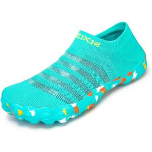 TOLLN Quick-Dry Barefoot Water Shoes for Men, Women & Youth  Versatile Aqua Socks for Beach, Pool, Kayaking, Hiking, Surfing, Yoga & Outdoor Sports (Mint Green)