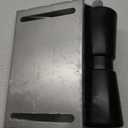 10 inch Boat Trailer Keel Roller with Bracket Assembly Kit Boat Trailer Roller Galvanized Steel Black Rubber