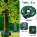 Mumufy 20 Pack Tree Watering Ring Tree Watering Bag 10 Gallon Slow Release PVC Drip Irrigation Water Pouch Automatic Drip System for Planting Gardening Trees and Shrubs, 23.6 Inch (Green), Small to Medium