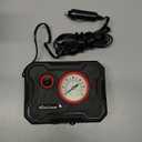 AVID POWER 12V Tire Inflator Portable Air Compressor, Portable Car Air Pump w/Display Gauge and LED Light, Air Pump for Car Tires, Bike, Motorcycle, Compact, Lightweight (Red) (Small)