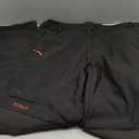 Postropaky Womens Outdoor Snow Ski Pants Waterproof Hiking Insulated Softshell Pants Snowboard Zipper Bottom Leg (313Black, 14 Tall)