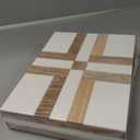 Handicrafts Home Decorative Box 8x6 – Photo Storage Box, Jewelry Organizer, Modern Decorative Storage Box with Lid, Bohemian Table Décor, Vintage Keepsake Box for Shelf or Coffee Table Décor