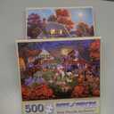 Bits and Pieces - Value Set of Two (2) 500 Piece Jigsaw Puzzles for Adults - Each Puzzle Measures 18" x 24" - 500 pc Large Piece Halloween Jigsaws by Artist Various Artists