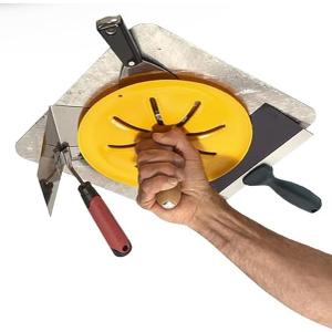 Rapido Tool Co. Drywall Hawk Plate Tool Holder & Organizer for Home (TOOL HOLDER ONLY) - Organizer for Drywall, Masonry, Plaster Tools & Home Improvement - Construction Tools Holder Home Essentials (Pack of 1)