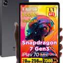 ALLDOCUBE iPlay 70 mini Ultra 8.8 inch Tablet, Snapdragon7+Gen3 25601600 IPS Android Tab, 144Hz Reflex, 20GB+256GB (1 TB), 7300mAh, PD 20W, Dual Speaker DTS, 6 Axis Gyro, WiFi6 BT5.4