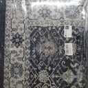 Washable Hallway Runner Rug 3x20: Non Slip Runner Rugs with Rubber Backing Soft Kitchen Rug Farmhouse Distressed Carpet Runner for Living Room Bedroom Bathroom (Blue, 3X20)