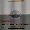 oneisall Automatic Cat Feeder for 2 Cats, 20 Cups/5L Automatic Cat Food Dispenser for Small Pets Indoor, Timed Cat Feeder for Dry Food,White, Standard