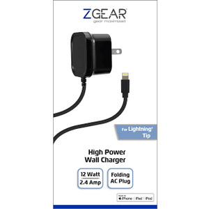 Zgear Lightning Wall Charger Quickly Charger  12 Watts
