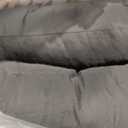 Outdoor Bench Cushion 44x22x4 Inch with Ties Loveseat Pads, Dark Grey