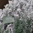 Cinnvoice 3 Pack Pre-lit Christmas Trees with Lights,Fully Flocked Snow