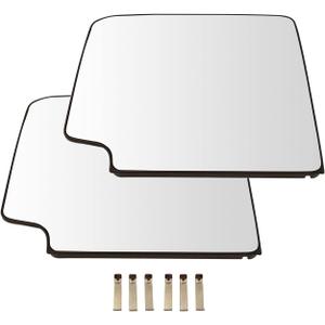 Trail Ridge Towing Mirror Glass Heated Upper LH RH Kit Pair for GM Pickup Truck