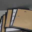 VMUZEDER 11x14 Picture Frame Rustic Black Wood Set of 6,Display Pictures 8x10 with Mat or 11x14 Without Mat,Multi Photo Frames Collage for Wall